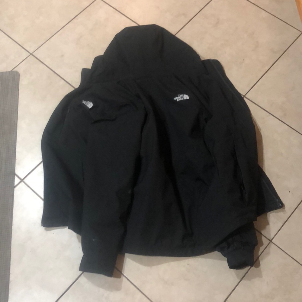 Black Mens north face coat (size) medium